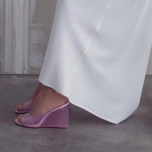 NWT Mango plastic jelly platforms size 7